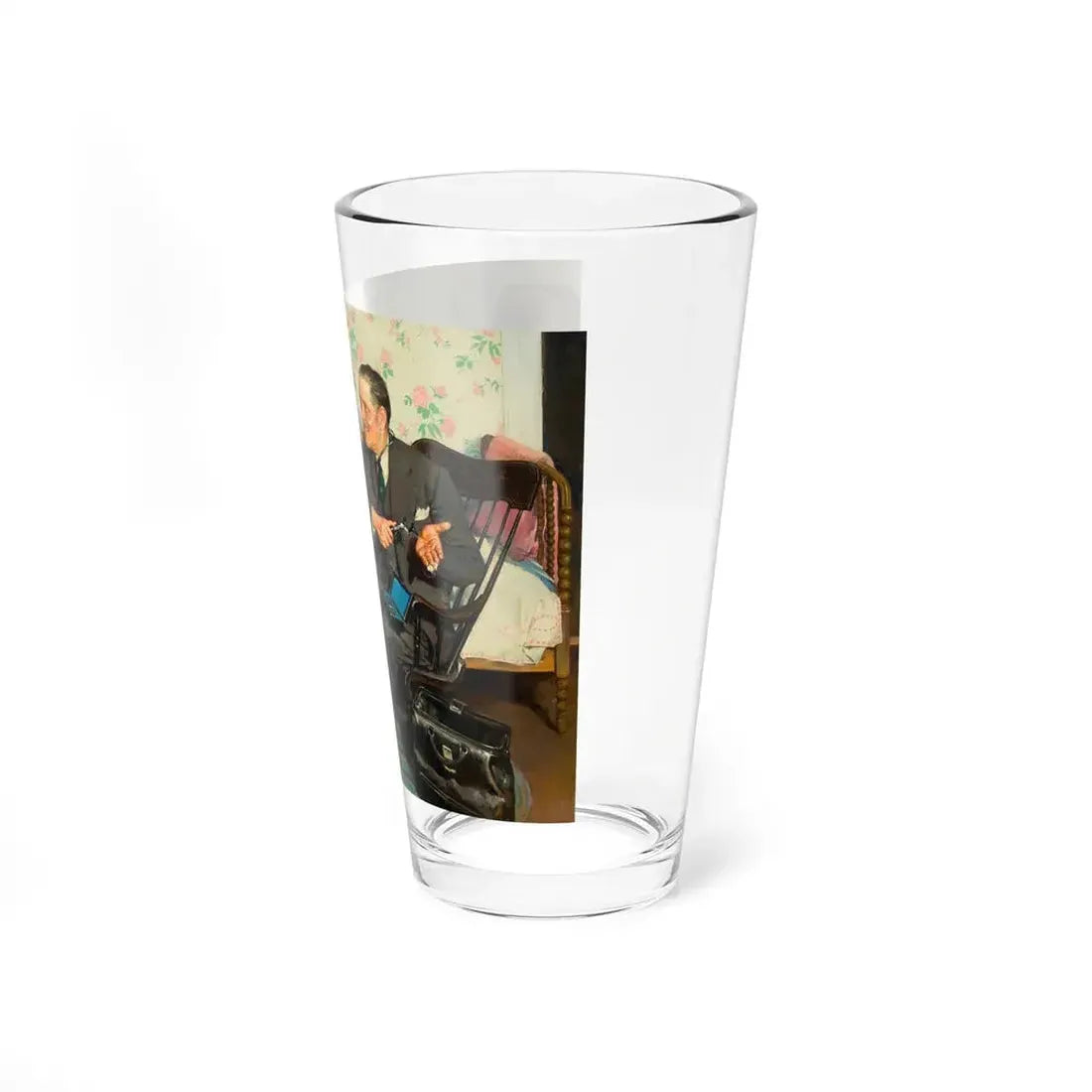 The Doctor (Magazine Illustration) Pint Glass 16oz - Go Mug Yourself