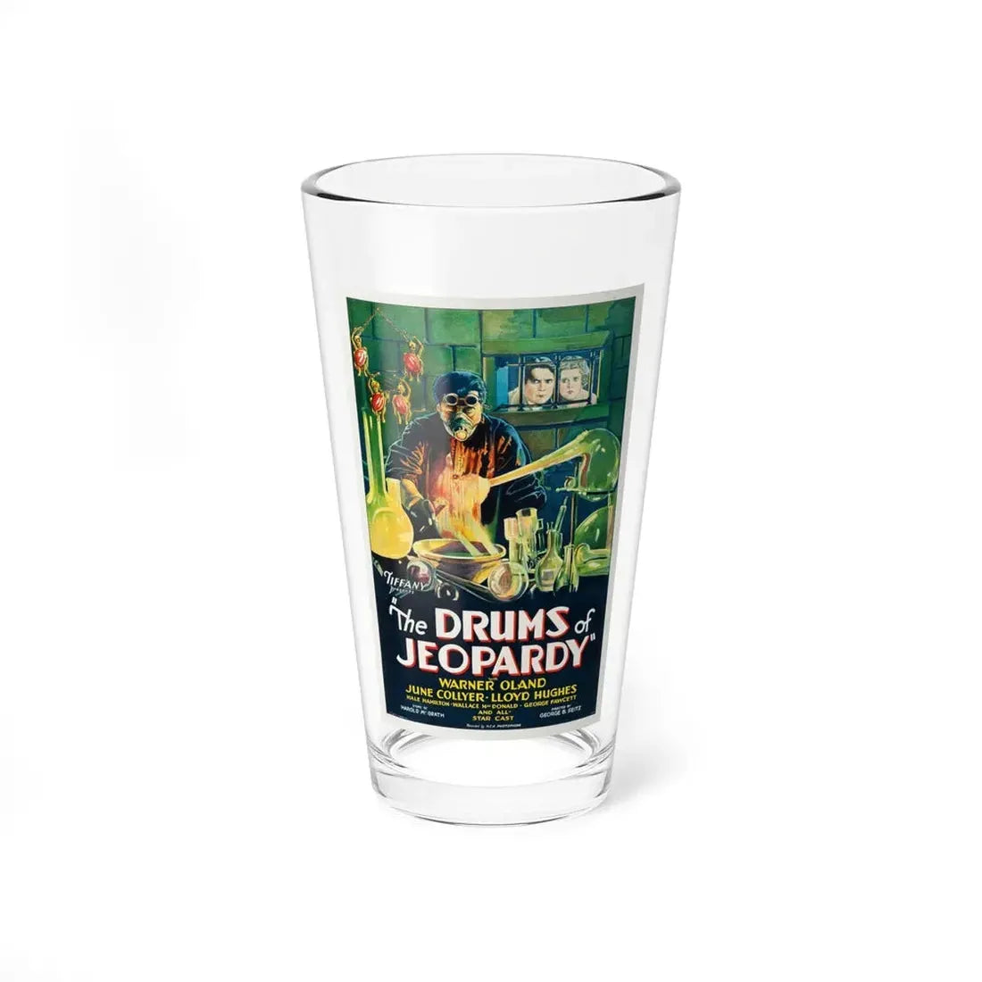 THE DRUMS OF JEOPARDY 1931 Movie Poster - Pint Glass 16oz 16oz - Go Mug Yourself