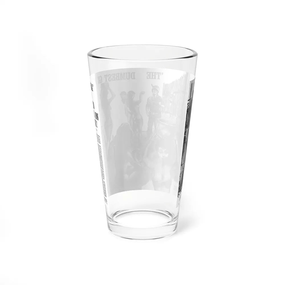 The Dumbest GI In Korea', True Men Stories, February 1972 (Magazine Illustration) Pint Glass 16oz - Go Mug Yourself