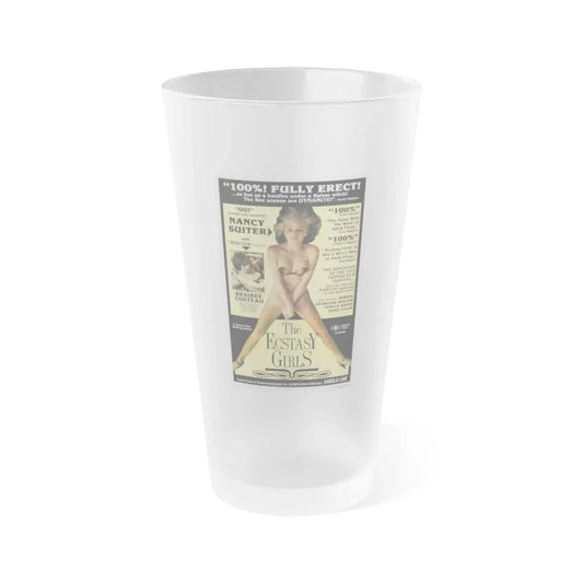 THE ECSTASY GIRLS 1979 Movie Poster - Frosted Pint Glass 16oz 16oz Frosted - Go Mug Yourself