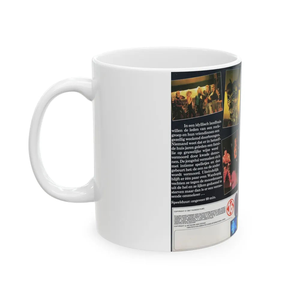 THE EDGE OF HELL (VHS COVER) - White Coffee Mug-Go Mug Yourself