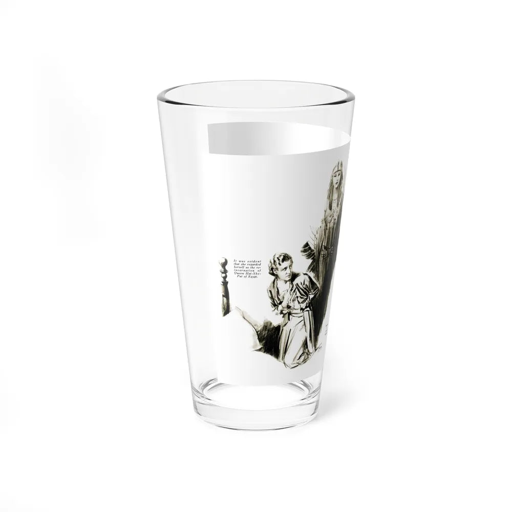 The Egyptian Necklace (1), The Illustrated Detective Magazine, September 1931 (Magazine Illustration) Pint Glass 16oz - Go Mug Yourself