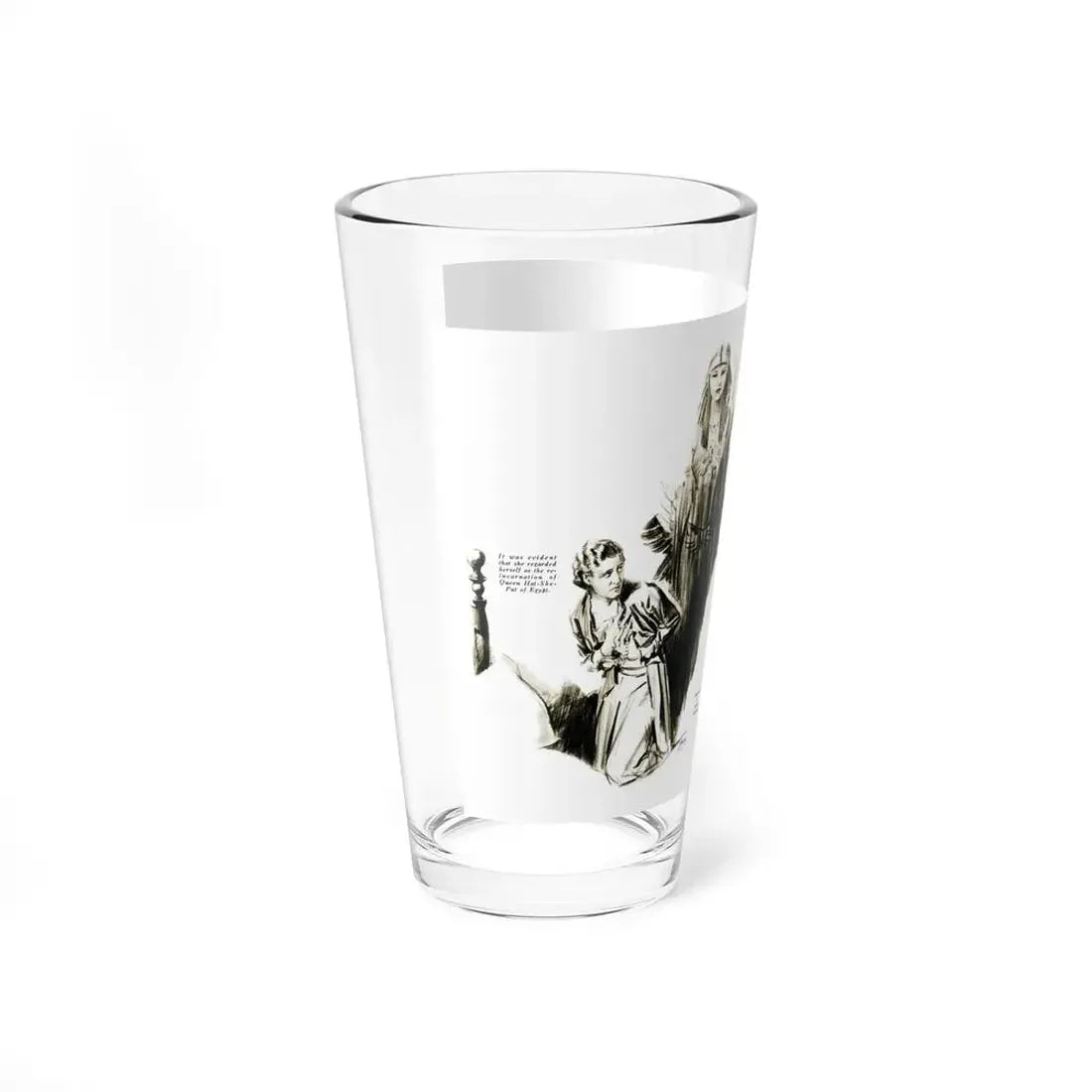 The Egyptian Necklace (1), The Illustrated Detective Magazine, September 1931 (Magazine Illustration) Pint Glass 16oz - Go Mug Yourself
