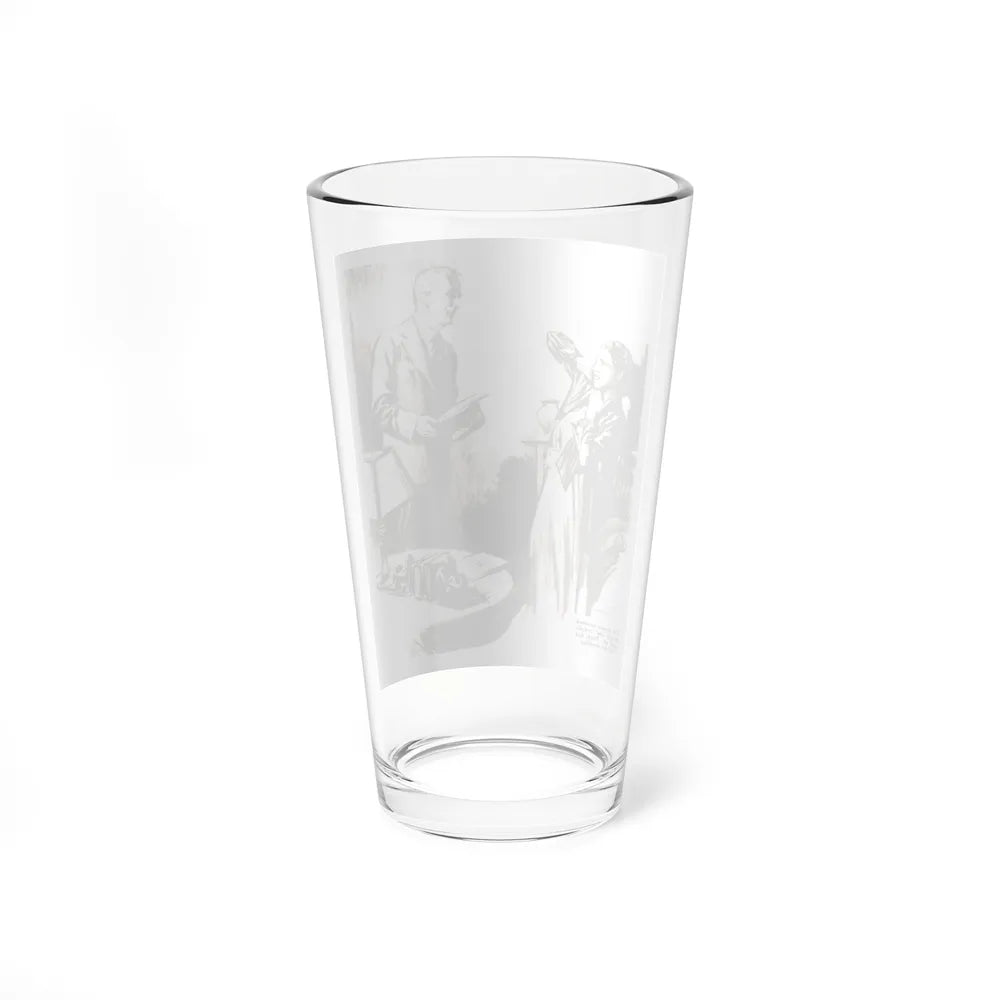 The Egyptian Necklace (2), The Illustrated Detective Magazine, September 1931 (Magazine Illustration) Pint Glass 16oz - Go Mug Yourself
