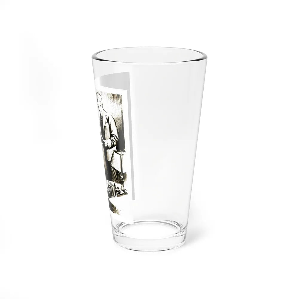 The Egyptian Necklace (2), The Illustrated Detective Magazine, September 1931 (Magazine Illustration) Pint Glass 16oz - Go Mug Yourself