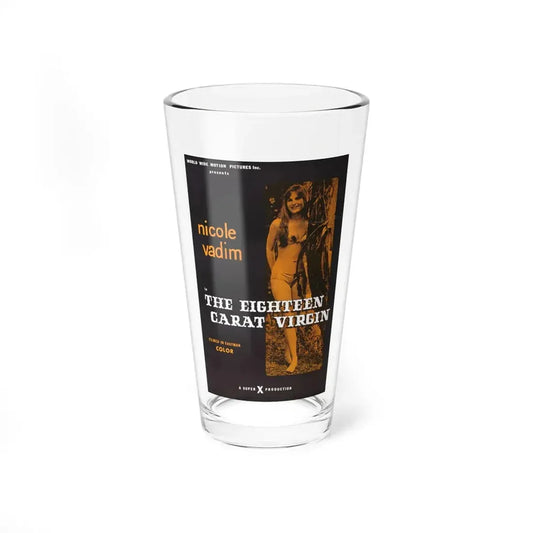 THE EIGHTEEN CARAT VIRGIN 1971 Movie Poster - Pint Glass 16oz 16oz - Go Mug Yourself