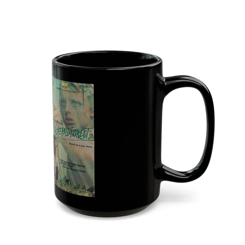 THE EMERALD FOREST (VHS COVER) - Black Coffee Mug-Go Mug Yourself