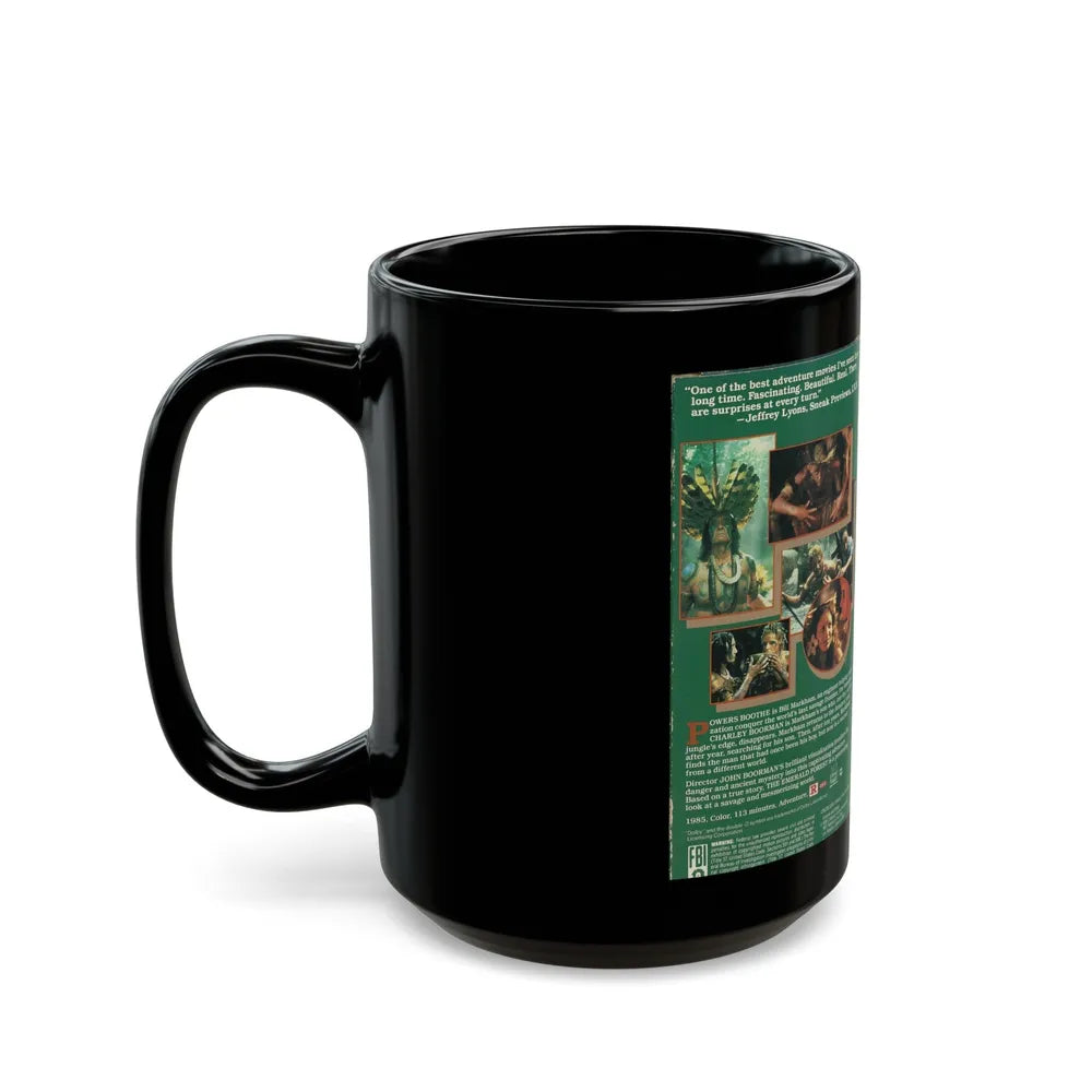 THE EMERALD FOREST (VHS COVER) - Black Coffee Mug-Go Mug Yourself