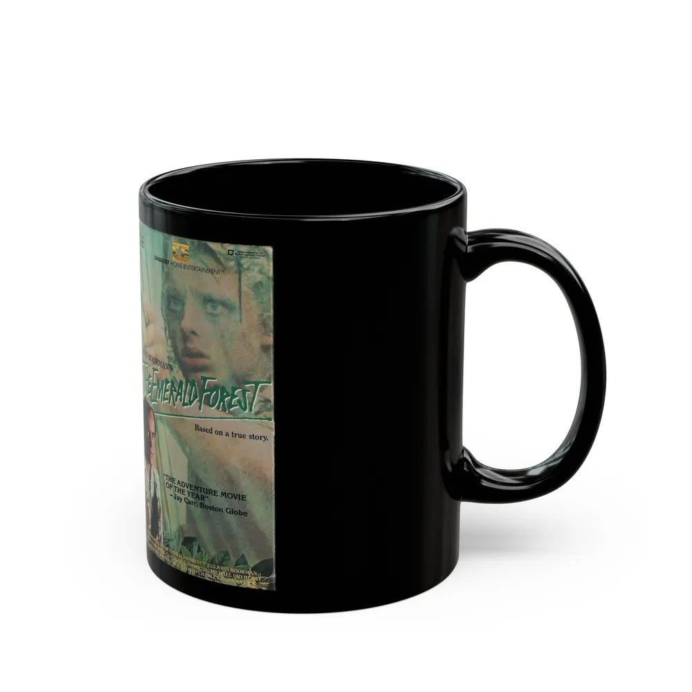 THE EMERALD FOREST (VHS COVER) - Black Coffee Mug-Go Mug Yourself