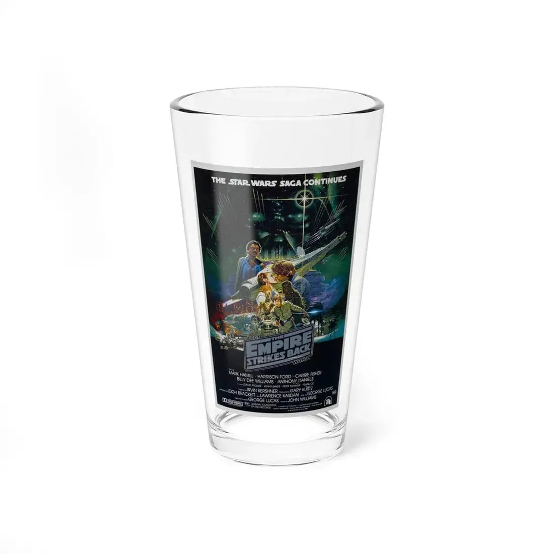 THE EMPIRE STRIKES BACK (2) 1980 Movie Poster - Pint Glass 16oz 16oz - Go Mug Yourself
