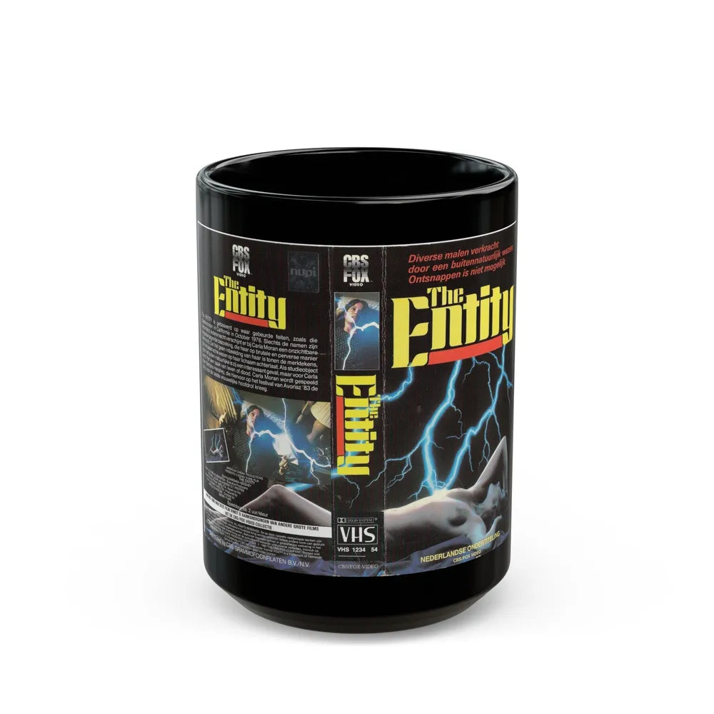 THE ENTITY (VHS COVER) - Black Coffee Mug-15oz-Go Mug Yourself