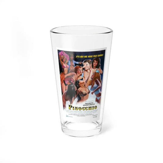 THE EROTIC ADVENTURES OF PINOCCHIO 1971 Movie Poster - Pint Glass 16oz 16oz - Go Mug Yourself
