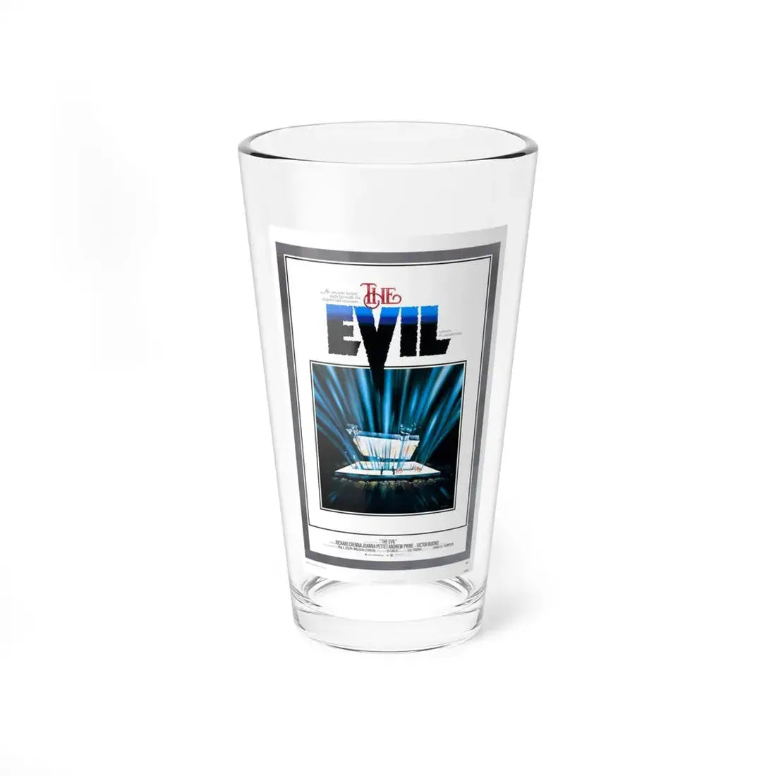 THE EVIL 1978 Movie Poster - Pint Glass 16oz 16oz - Go Mug Yourself