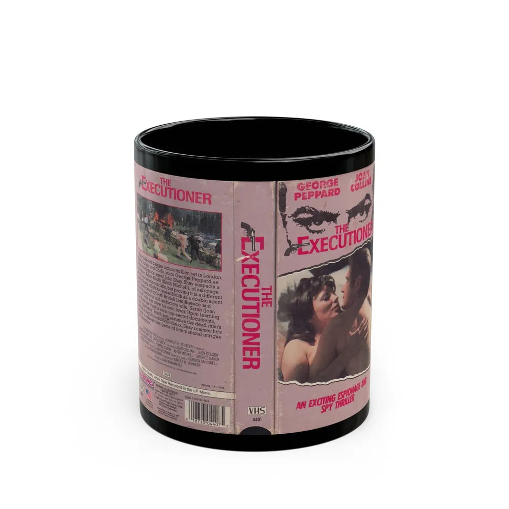 THE EXECUTIONER JOAN COLLINS (VHS COVER) - Black Coffee Mug-11oz-Go Mug Yourself