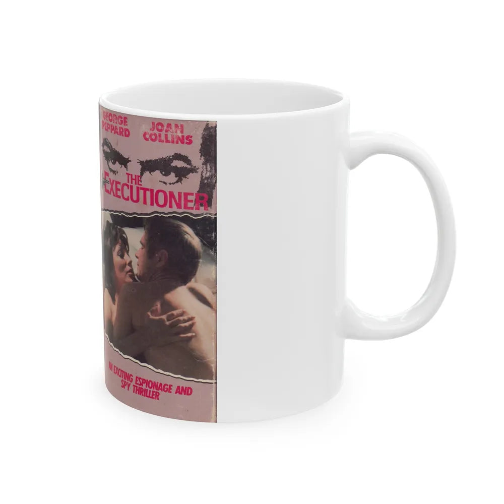 THE EXECUTIONER JOAN COLLINS (VHS COVER) - White Coffee Mug-Go Mug Yourself
