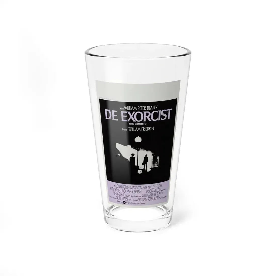 THE EXORCIST (BELGIAN) 1973 Movie Poster - Pint Glass 16oz 16oz - Go Mug Yourself