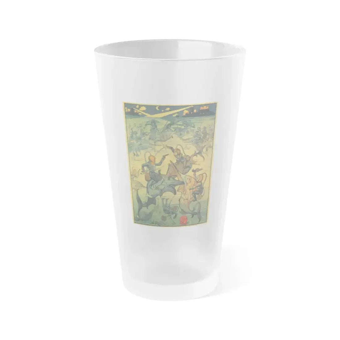 THE EXTRAORDINARY ADVENTURES OF SATURNINO FARANDOLA 1913 Movie Poster - Frosted Pint Glass 16oz 16oz Frosted - Go Mug Yourself
