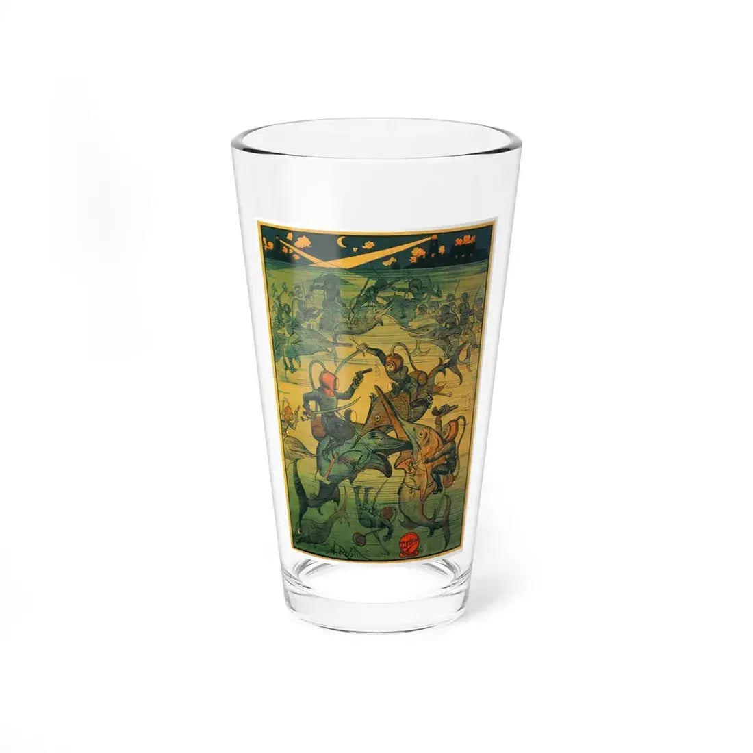 THE EXTRAORDINARY ADVENTURES OF SATURNINO FARANDOLA 1913 Movie Poster - Pint Glass 16oz 16oz - Go Mug Yourself