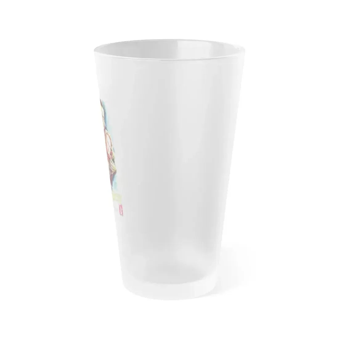 THE FACE BEHIND THE MASK (ITALIAN) 1941 Movie Poster - Frosted Pint Glass 16oz - Go Mug Yourself