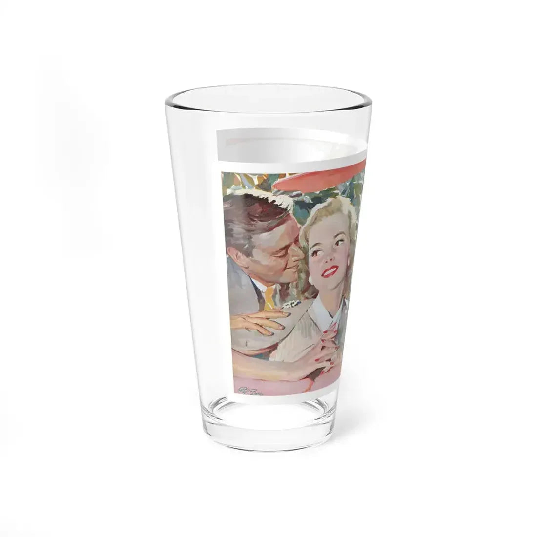 The Family Man by Florence Jane Soman, The Ladies' Home Journal, 1959 (Magazine Illustration) Pint Glass 16oz - Go Mug Yourself
