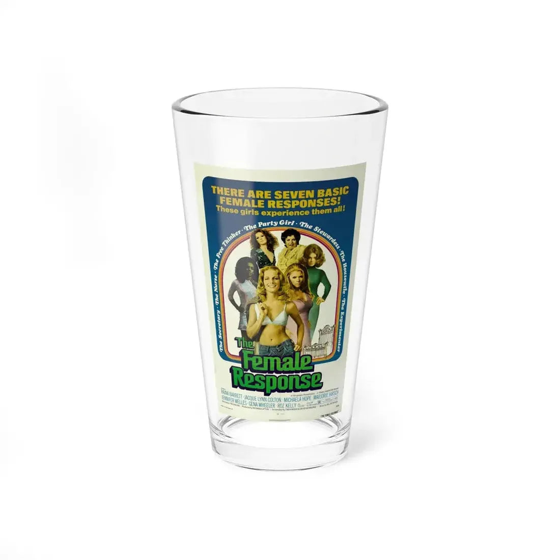 THE FEMALE RESPONSE 1973 Movie Poster - Pint Glass 16oz - Go Mug Yourself