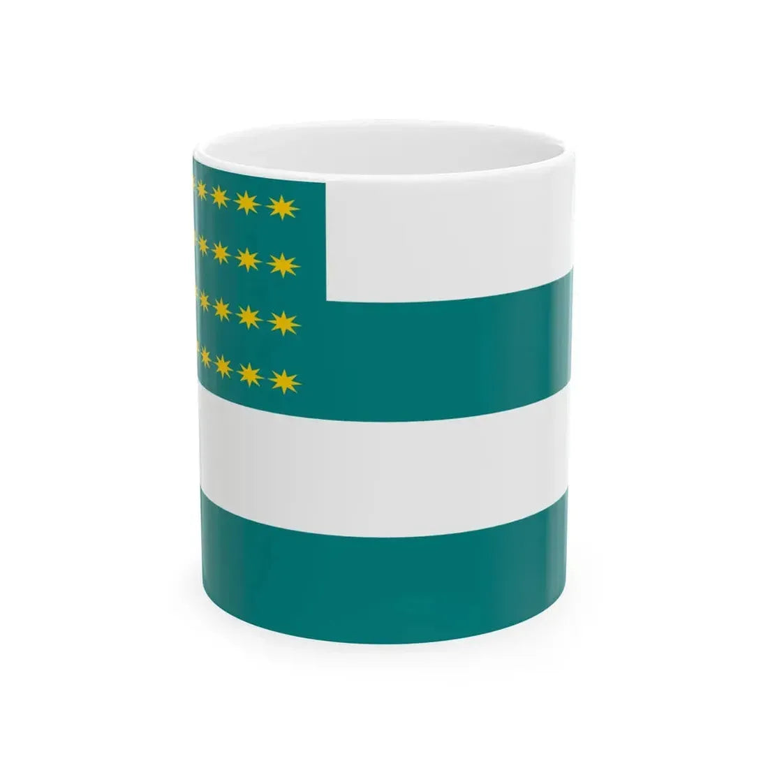 The Fenian Flag 1858 (Ireland) White Coffee Mug 11oz - Go Mug Yourself