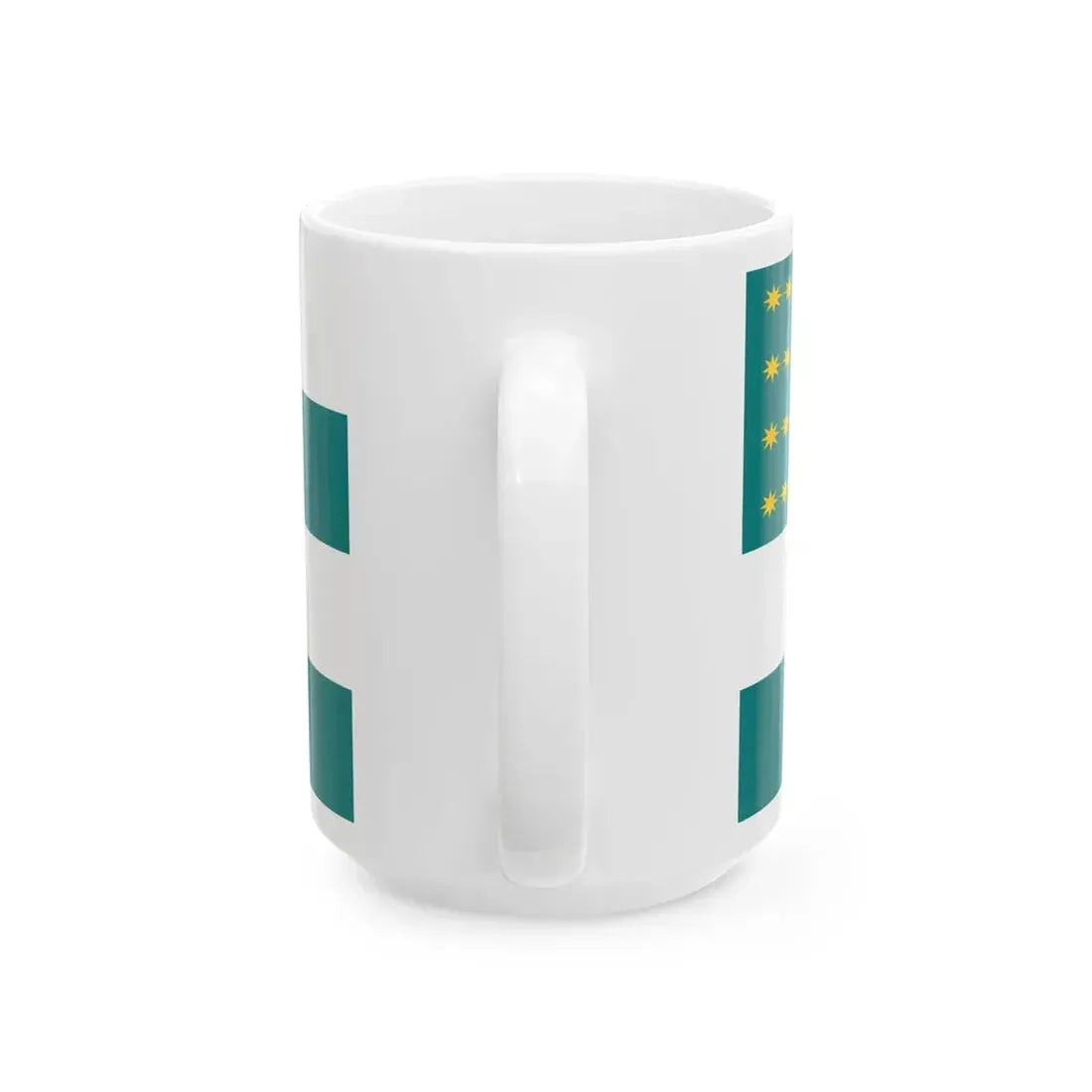 The Fenian Flag 1858 (Ireland) White Coffee Mug - Go Mug Yourself