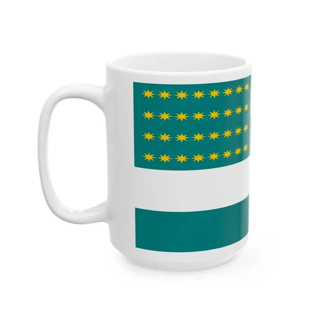 The Fenian Flag 1858 (Ireland) White Coffee Mug - Go Mug Yourself