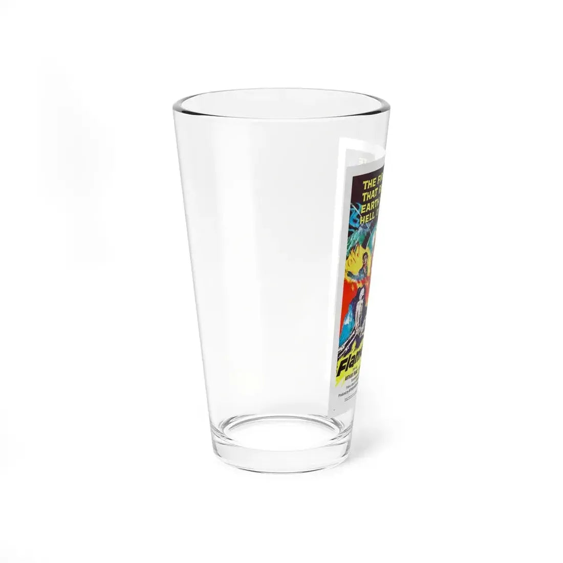 THE FLAME BARRIER 1958 Movie Poster - Pint Glass 16oz - Go Mug Yourself