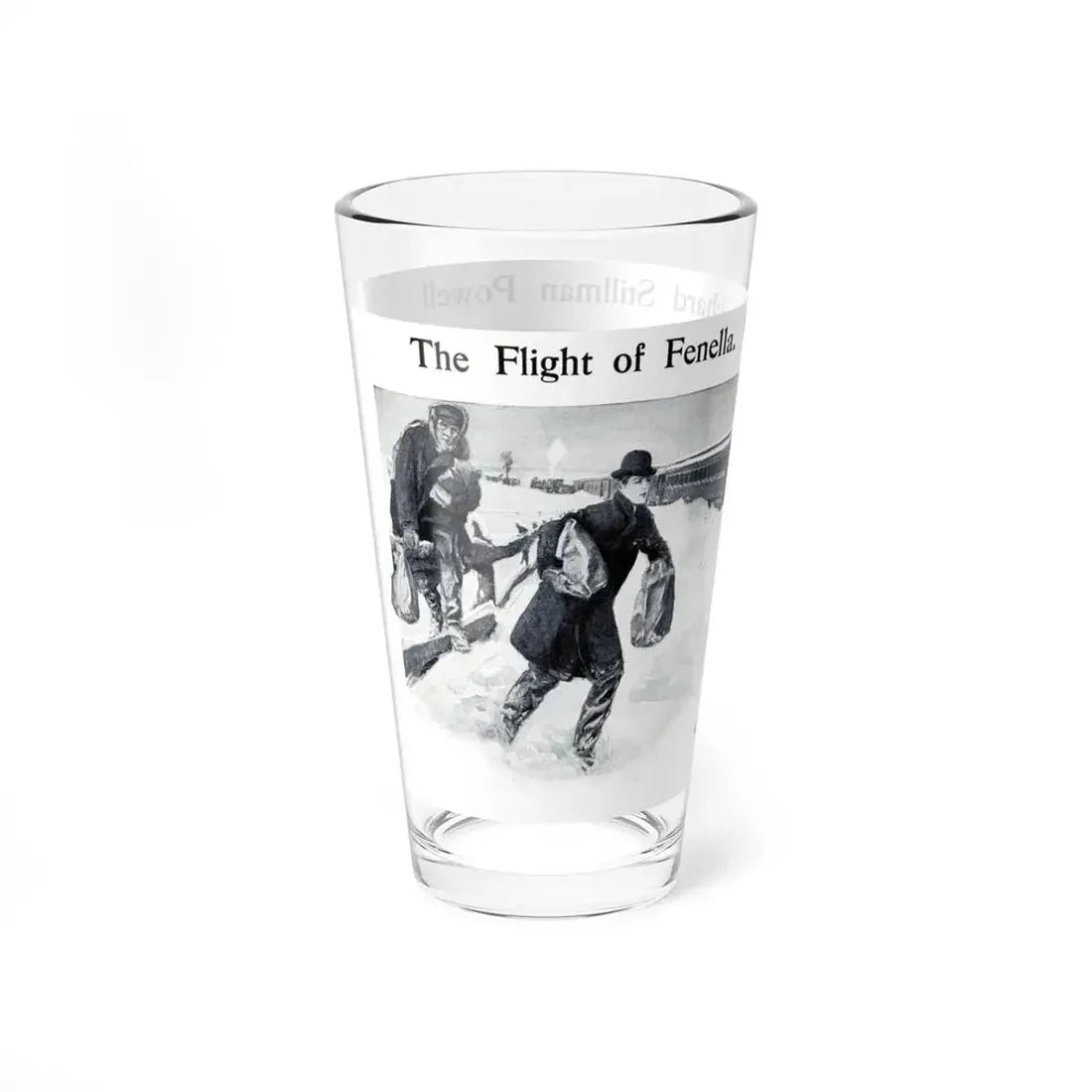 The Flight of Fenella (1), Woman's Home Companion, January 1903 (Magazine Illustration) Pint Glass 16oz - Go Mug Yourself