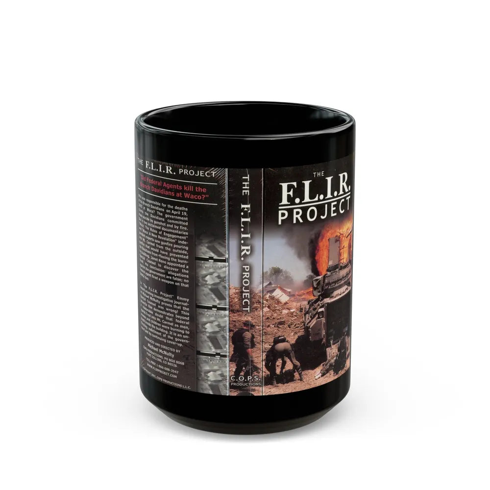 THE FLIR PROJECT (VHS COVER) - Black Coffee Mug-11oz-Go Mug Yourself