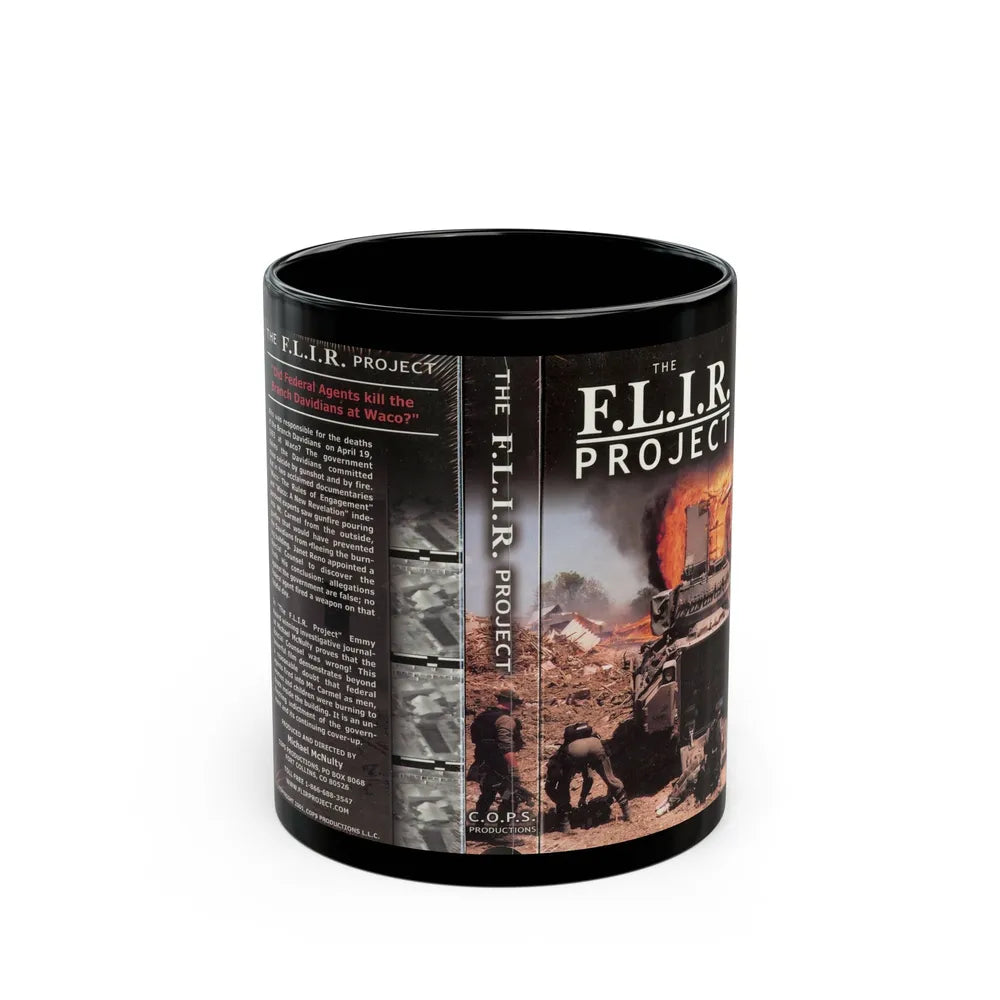 THE FLIR PROJECT (VHS COVER) - Black Coffee Mug-Go Mug Yourself