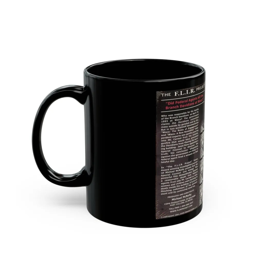 THE FLIR PROJECT (VHS COVER) - Black Coffee Mug-Go Mug Yourself
