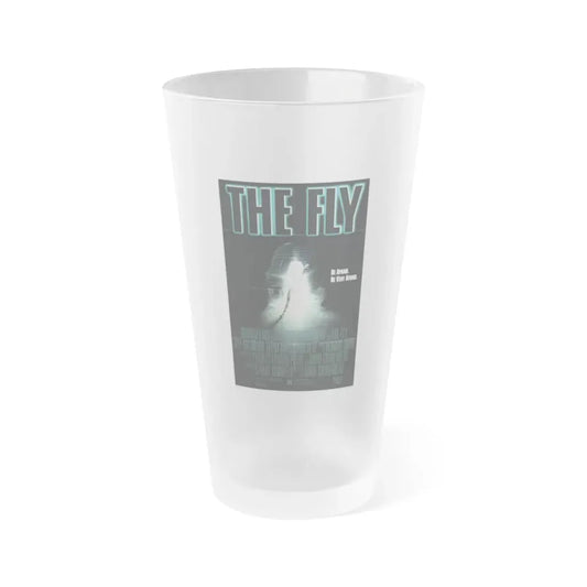 THE FLY 1986 Movie Poster - Frosted Pint Glass 16oz 16oz Frosted - Go Mug Yourself