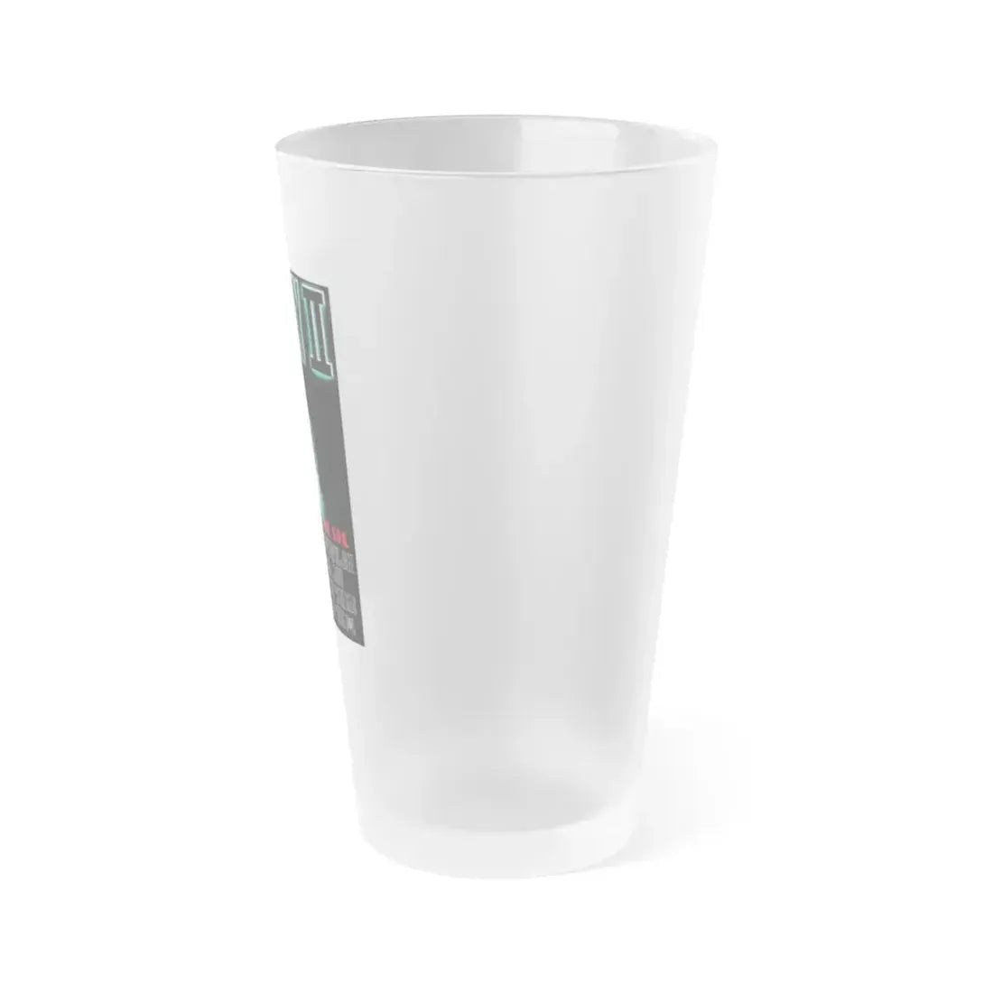 THE FLY II 1989 Movie Poster - Frosted Pint Glass 16oz - Go Mug Yourself