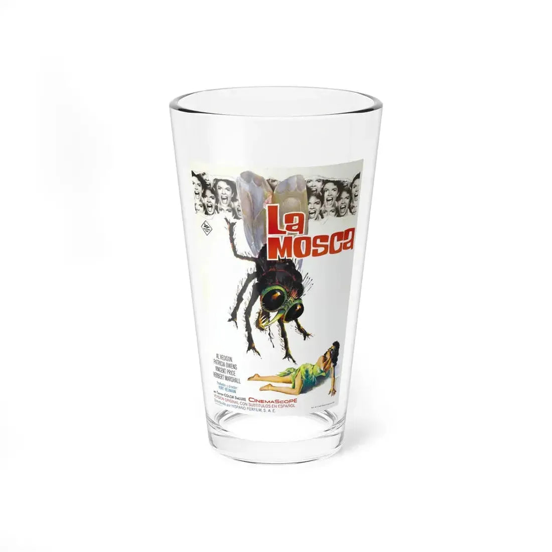 THE FLY (SPANISH) 1958 Movie Poster - Pint Glass 16oz 16oz - Go Mug Yourself
