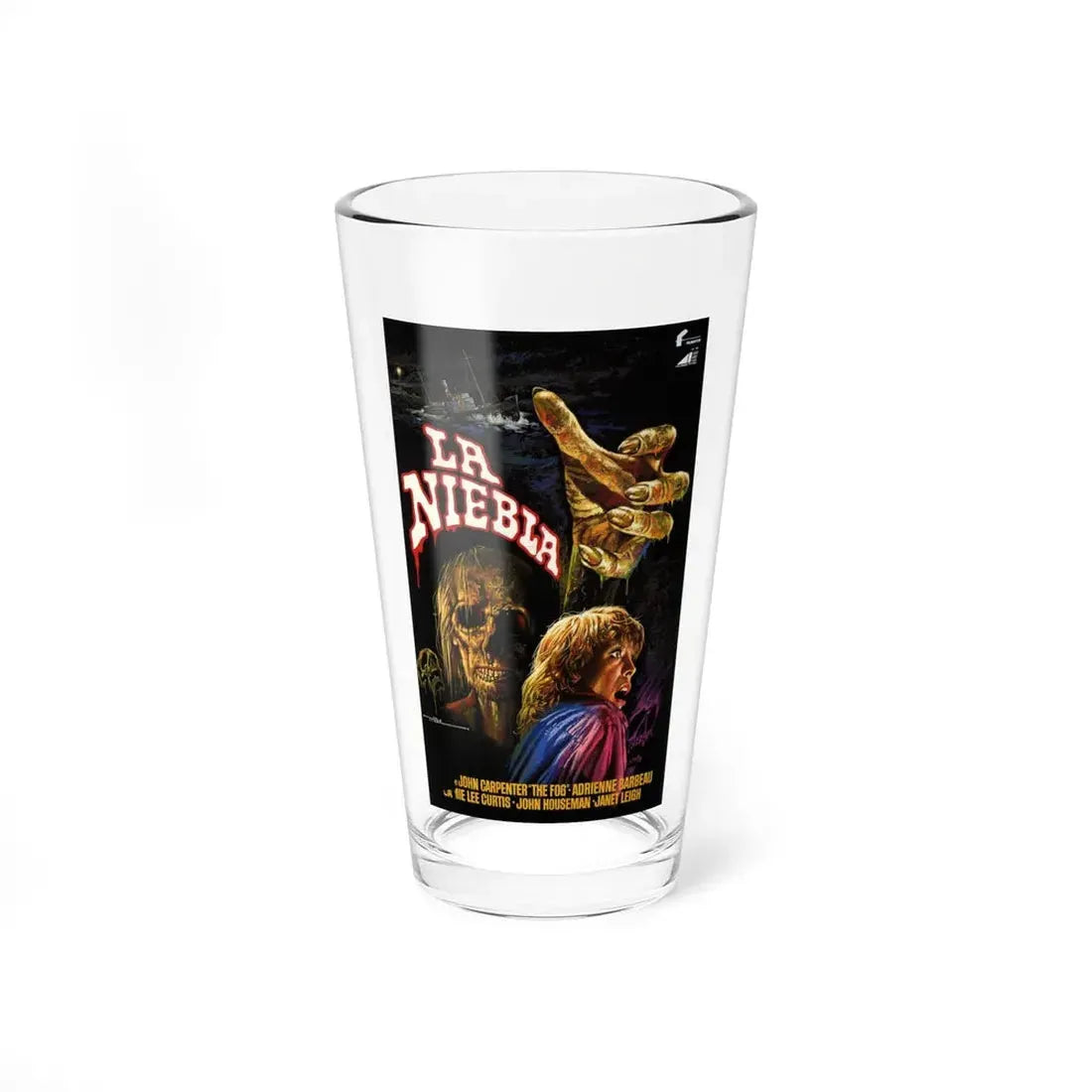 THE FOG (SPANISH) 1980 Movie Poster - Pint Glass 16oz 16oz - Go Mug Yourself