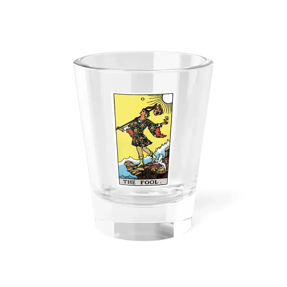 The Fool (Tarot Card) Shot Glass 1.5oz 1.5oz - Go Mug Yourself