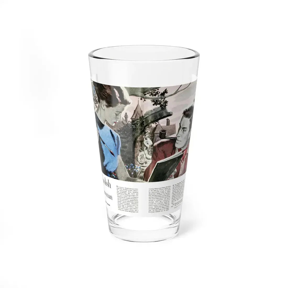 The Foolish Gentlewoman (Pt. 2 of 3), Good Housekeeping, June 1948 (Magazine Illustration) Pint Glass 16oz 16oz - Go Mug Yourself