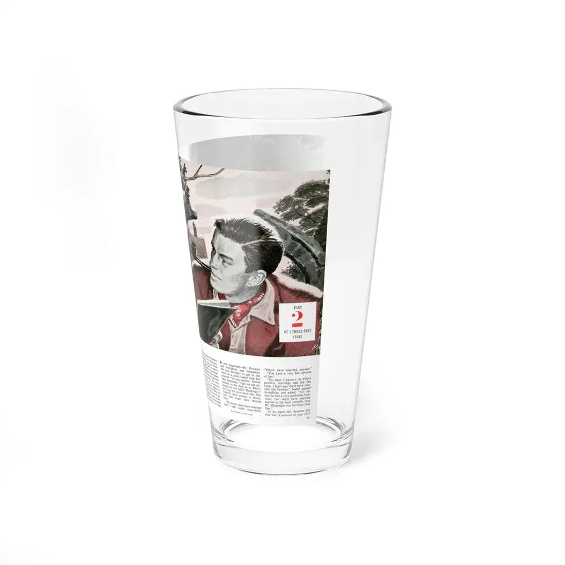 The Foolish Gentlewoman (Pt. 2 of 3), Good Housekeeping, June 1948 (Magazine Illustration) Pint Glass 16oz - Go Mug Yourself