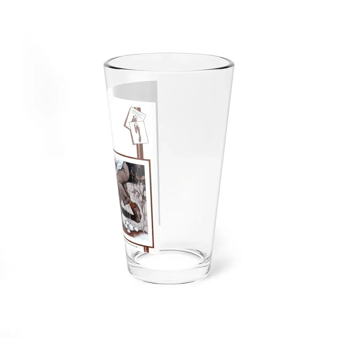 The Footprint of Cinderella (3), Redbook, February 1931 (Magazine Illustration) Pint Glass 16oz - Go Mug Yourself