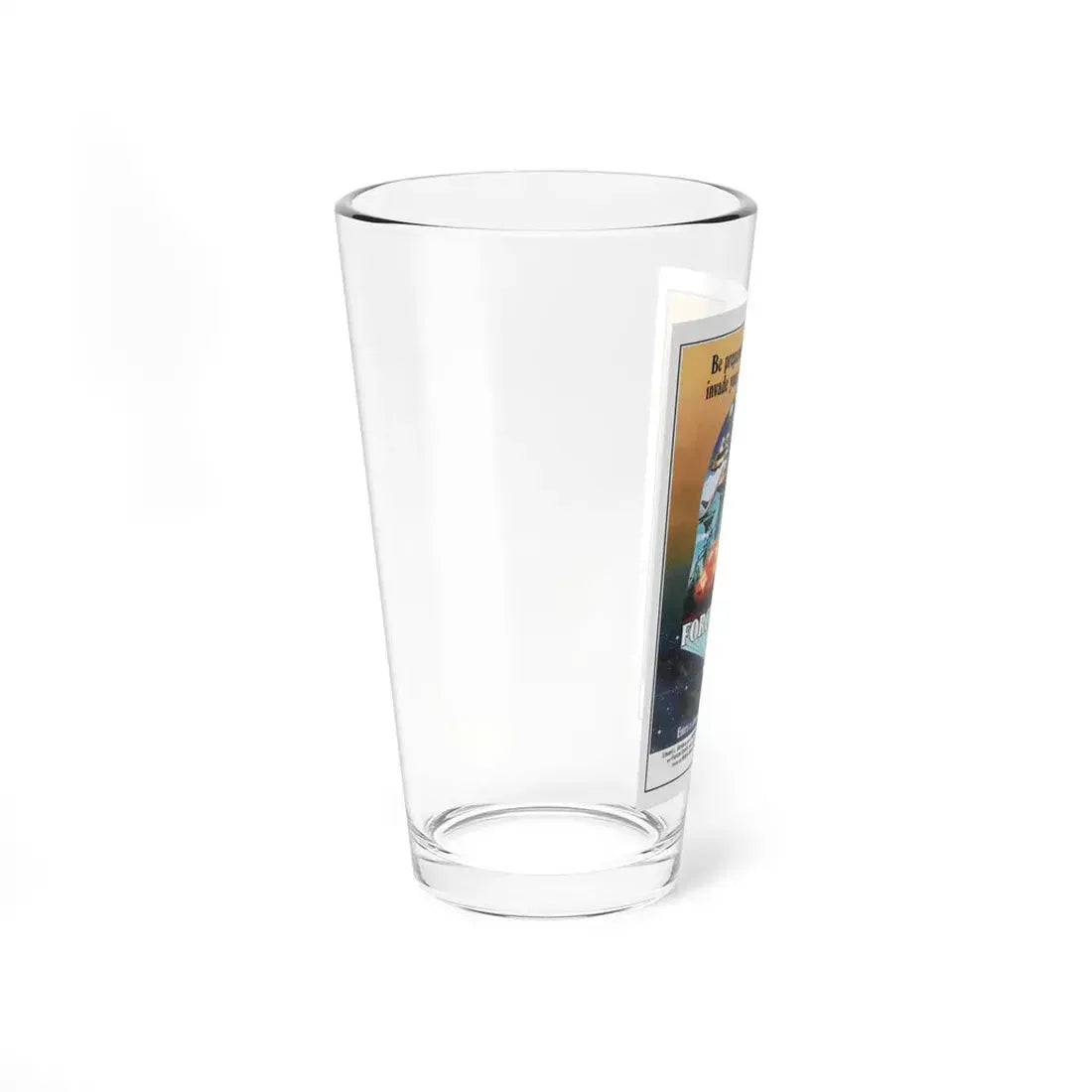THE FORCE BEYOND 1977 Movie Poster - Pint Glass 16oz - Go Mug Yourself