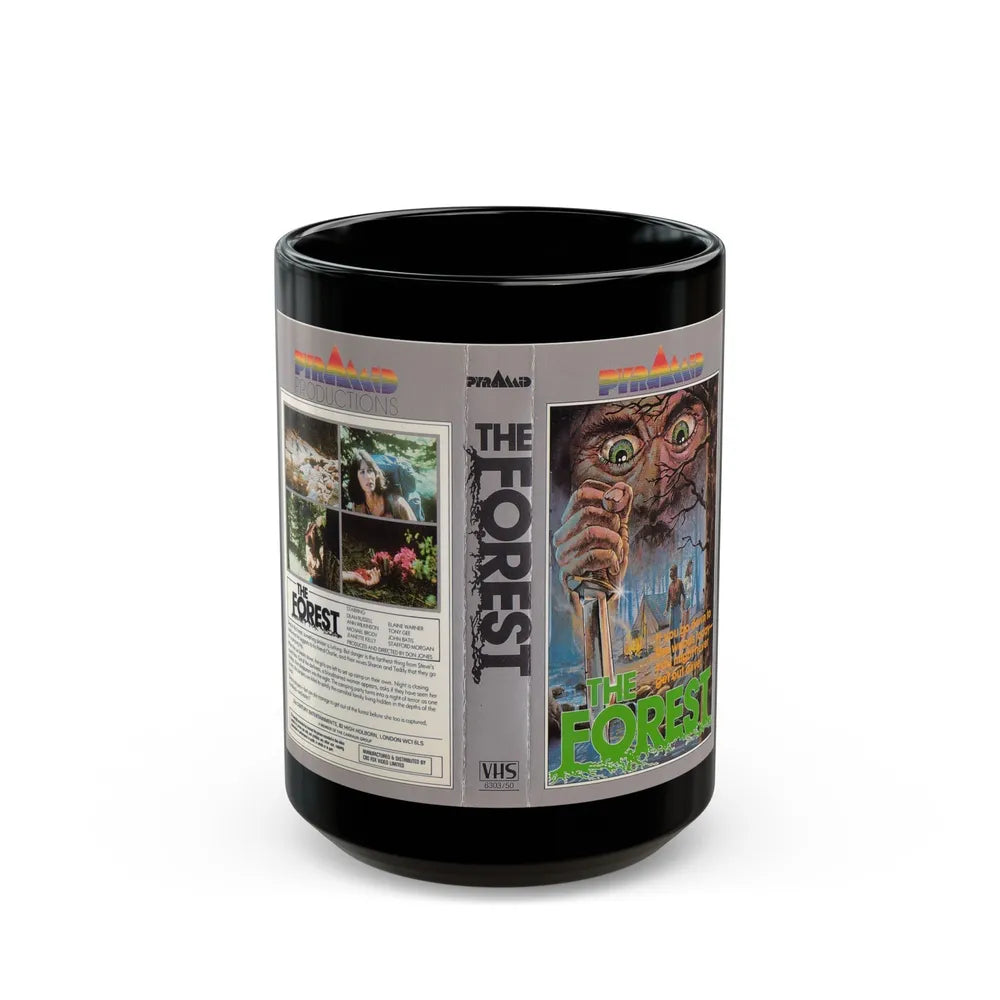 THE FOREST (VHS COVER) - Black Coffee Mug-15oz-Go Mug Yourself