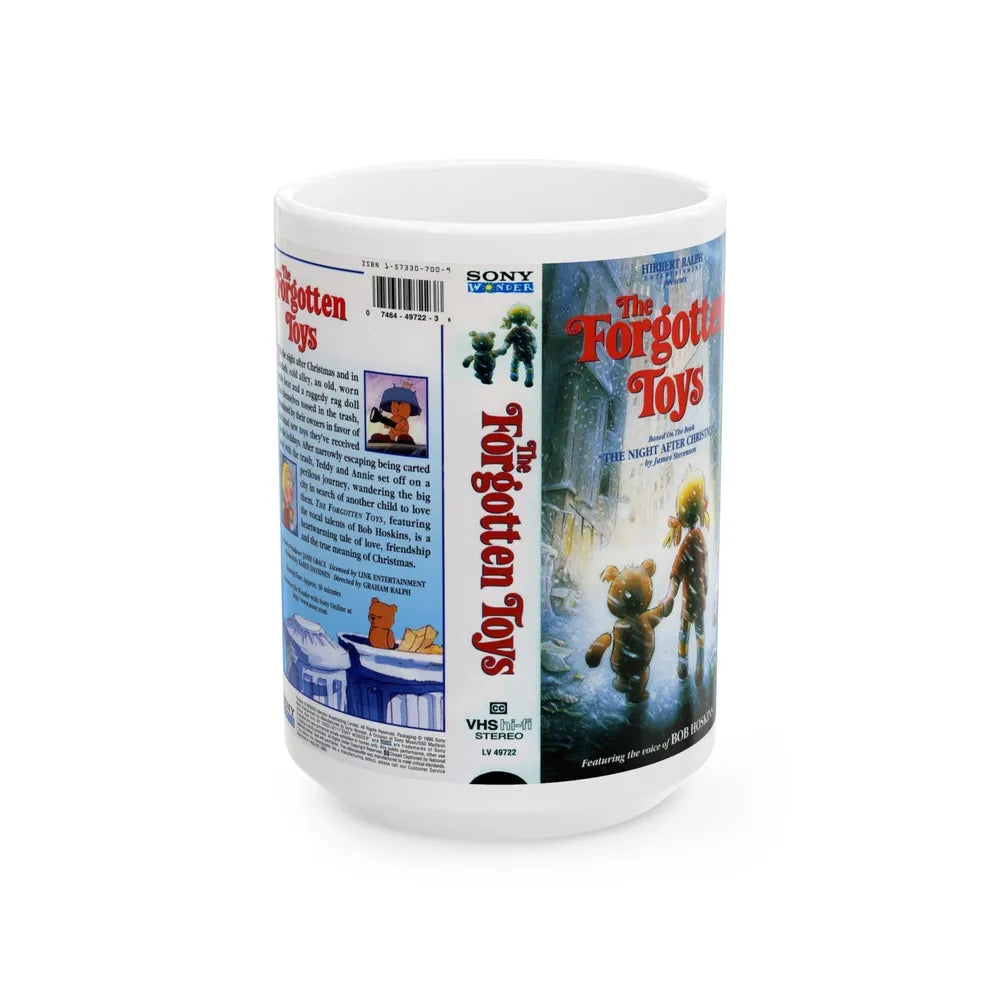 THE FORGOTTEN TOYS (VHS COVER) - White Coffee Mug-15oz-Go Mug Yourself