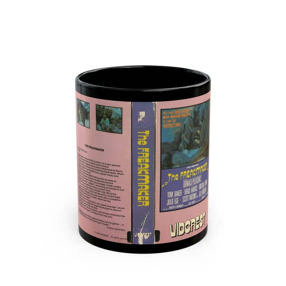 THE FREAKMAKER (VHS COVER) - Black Coffee Mug-11oz-Go Mug Yourself