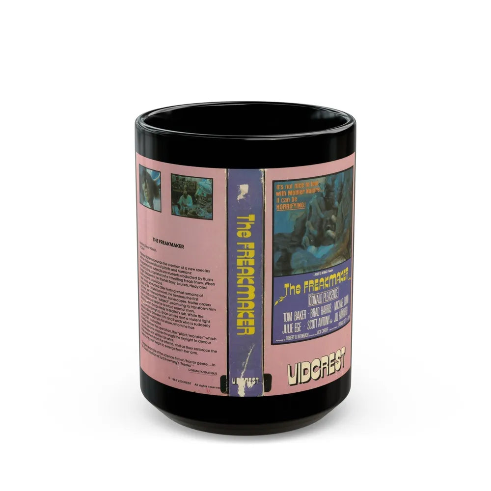 THE FREAKMAKER (VHS COVER) - Black Coffee Mug-15oz-Go Mug Yourself