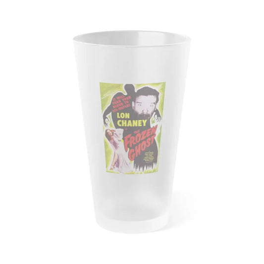 THE FROZEN GHOST (2) 1945 Movie Poster - Frosted Pint Glass 16oz Default Title - Go Mug Yourself