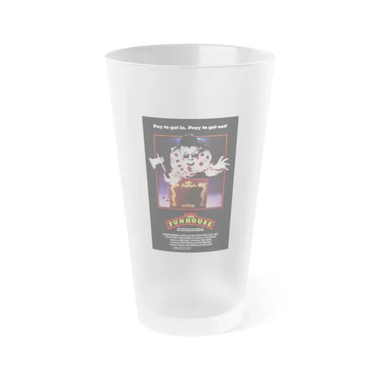 THE FUNHOUSE 1981 Movie Poster - Frosted Pint Glass 16oz Default Title - Go Mug Yourself
