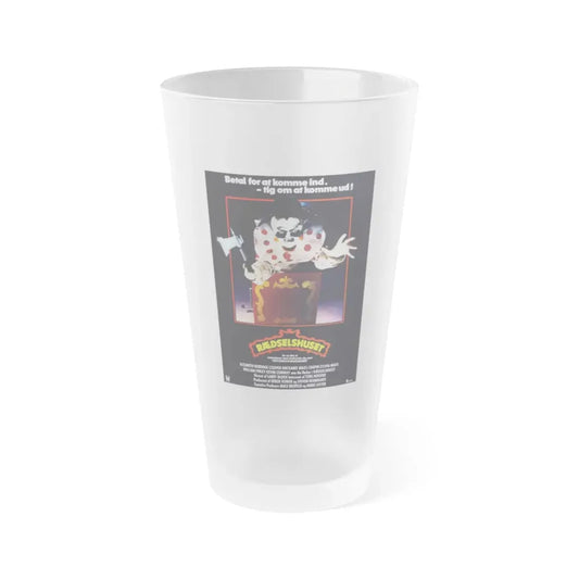 THE FUNHOUSE (DANISH) 1981 Movie Poster - Frosted Pint Glass 16oz Default Title - Go Mug Yourself