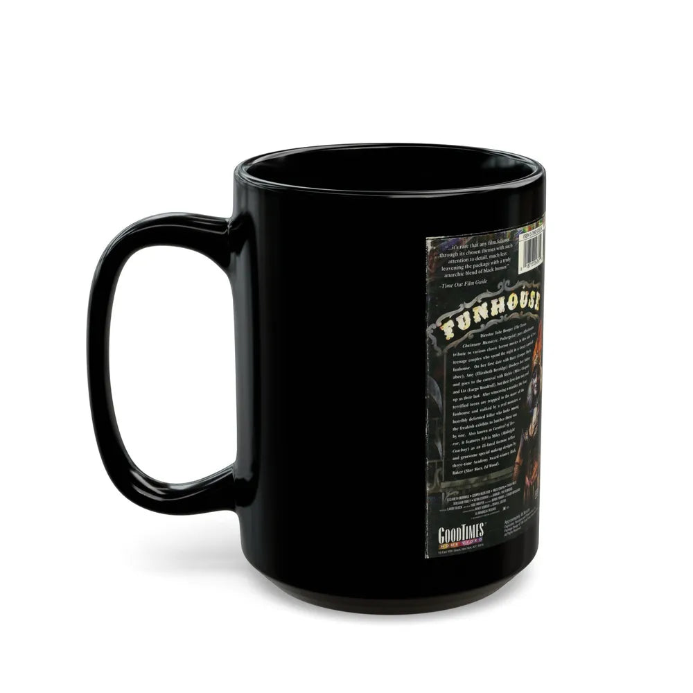 THE FUNHOUSE (VHS COVER) - Black Coffee Mug-Go Mug Yourself
